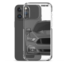 Load image into Gallery viewer, Gray 15-17 Mustang 5.0 - iPhone Case