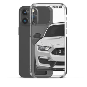 Silver Mustang GT350 - iPhone Case