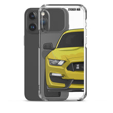 Load image into Gallery viewer, Yellow Mustang GT350 - iPhone Case