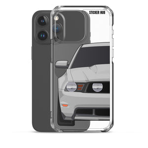 Silver 11-12 Mustang 5.0 - iPhone Case