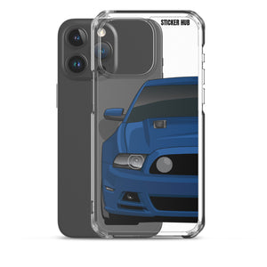 Kona Blue 13-14 Mustang 5.0 - iPhone Case