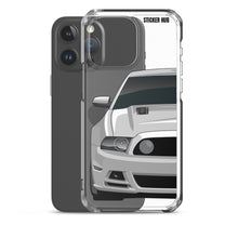 Load image into Gallery viewer, Silver 13-14 Mustang 5.0 - iPhone Case