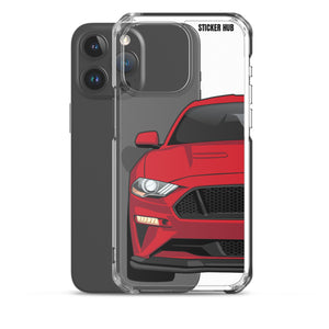 Race Red 18-21 Mustang 5.0 - iPhone Case