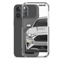 Load image into Gallery viewer, Silver 18-21 Mustang 5.0 - iPhone Case