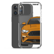 Load image into Gallery viewer, Orange 18-21 Mustang 5.0 - iPhone Case