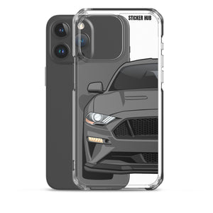 Gray 18-21 Mustang 5.0 - iPhone Case