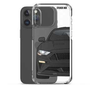 Black 18-21 Mustang 5.0 - iPhone Case