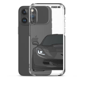 Black C7 Corvette Z06 - iPhone Case