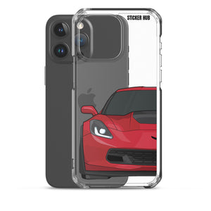 Torch Red C7 Corvette Z06 - iPhone Case