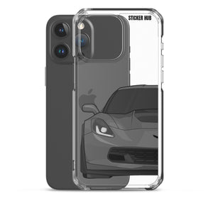 Gray C7 Corvette Z06 - iPhone Case