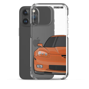 Atomic Orange C6 Corvette Z06 - iPhone Case