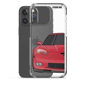 Victory Red C6 Corvette Z06 - iPhone Case