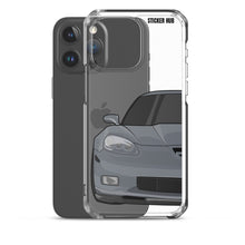 Load image into Gallery viewer, Cyber Gray C6 Corvette Z06 - iPhone Case