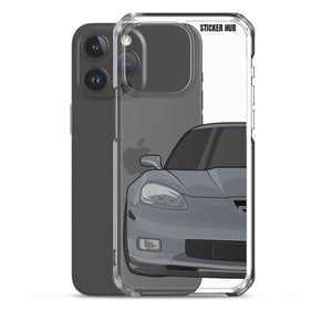 Cyber Gray C6 Corvette Z06 - iPhone Case