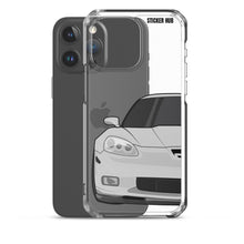 Load image into Gallery viewer, Silver C6 Corvette Z06 - iPhone Case