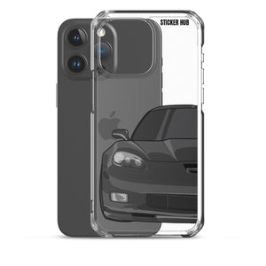 Black C6 Corvette Z06 - iPhone Case