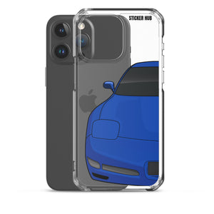 Electron Blue C5 Corvette Z06iPhone Case