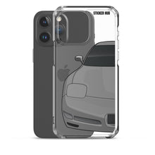 Load image into Gallery viewer, Pewter Gray C5 Corvette Z06 - iPhone Case