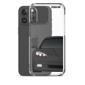 Black C6 Corvette - iPhone Case