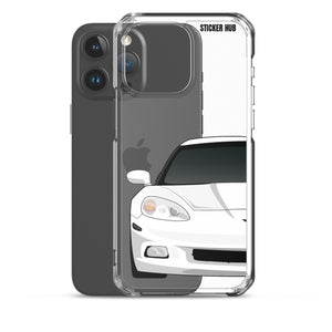 White C6 Corvette - iPhone Case