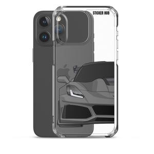 Gray C7 Corvette Zr1 - iPhone Case