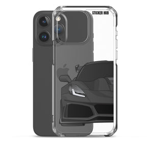 Black C7 Corvette Zr1 - iPhone Case