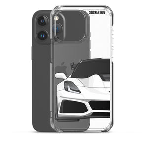 White C7 Corvette Zr1 - iPhone Case