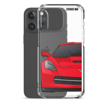 Load image into Gallery viewer, Torch Red C7 Corvette Stingray - iPhone Case