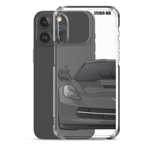 Load image into Gallery viewer, Gray C7 Corvette Stingray - iPhone Case