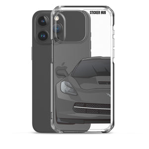 Gray C7 Corvette Stingray - iPhone Case