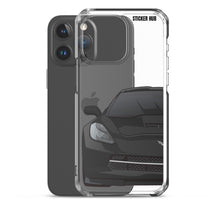 Load image into Gallery viewer, Black C7 Corvette Stingray - iPhone Case