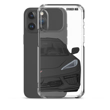 Load image into Gallery viewer, Black C8 Corvette - iPhone Case