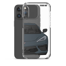 Load image into Gallery viewer, Shadow Gray C8 Corvette - iPhone Case