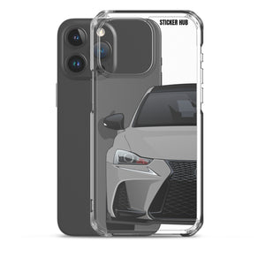 Silver Lexus IS300 - iPhone Case