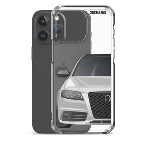 Silver B8 Audi S4 - iPhone Case