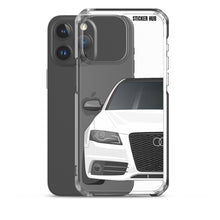 Load image into Gallery viewer, White B8 Audi S4 - iPhone Case