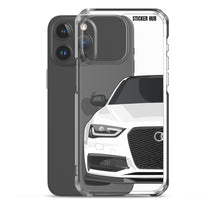 Load image into Gallery viewer, White B8.5 Audi S4 - iPhone Case