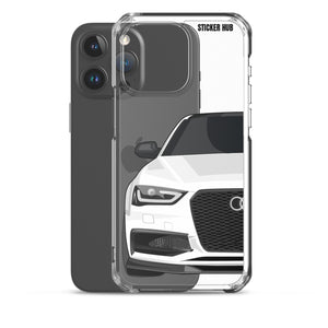 White B8.5 Audi S4 - iPhone Case