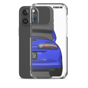 Blue Toyota Supra - iPhone Case