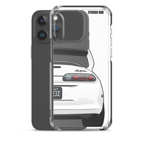 White Toyota Supra - iPhone Case