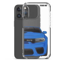 Load image into Gallery viewer, Blue Charger Hellcat (Widebody) - iPhone Case