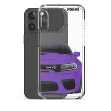 Load image into Gallery viewer, Purple Charger Hellcat (Widebody) - iPhone Case