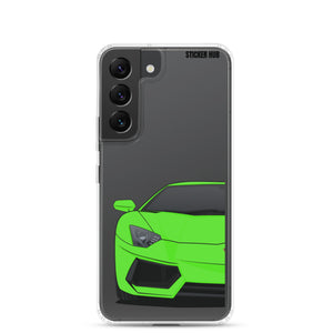 Green Lamborghini Aventadoor - Samsung Case