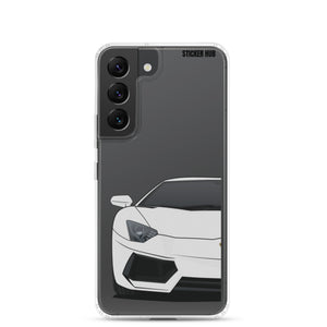 Silver Lamborghini Aventadoor - Samsung Case