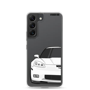 White C6 Corvette Z06 - Samsung Case