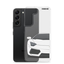 Load image into Gallery viewer, White Lamborghini Aventadoor - Samsung Case