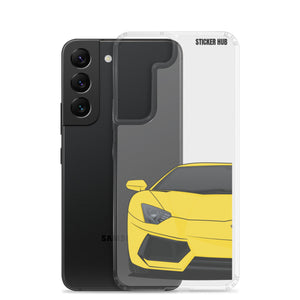 Yellow Lamborghini Aventadoor - Samsung Case