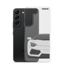 Load image into Gallery viewer, Silver Lamborghini Aventadoor - Samsung Case