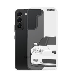 White C6 Corvette Z06 - Samsung Case