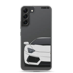 Silver Lamborghini Aventadoor - Samsung Case